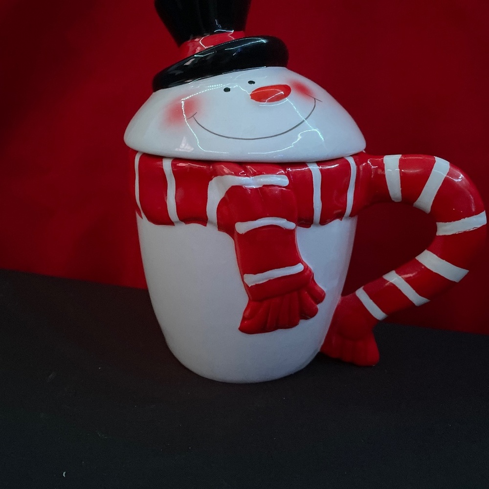 Christmas snowman mug
